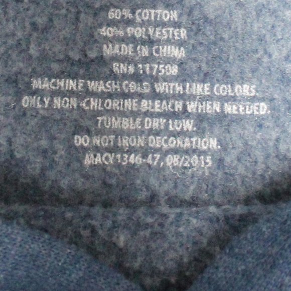 Star Wars Blue Small Long Sleeve Hoodie with Front Pocket - Picture 7 of 11